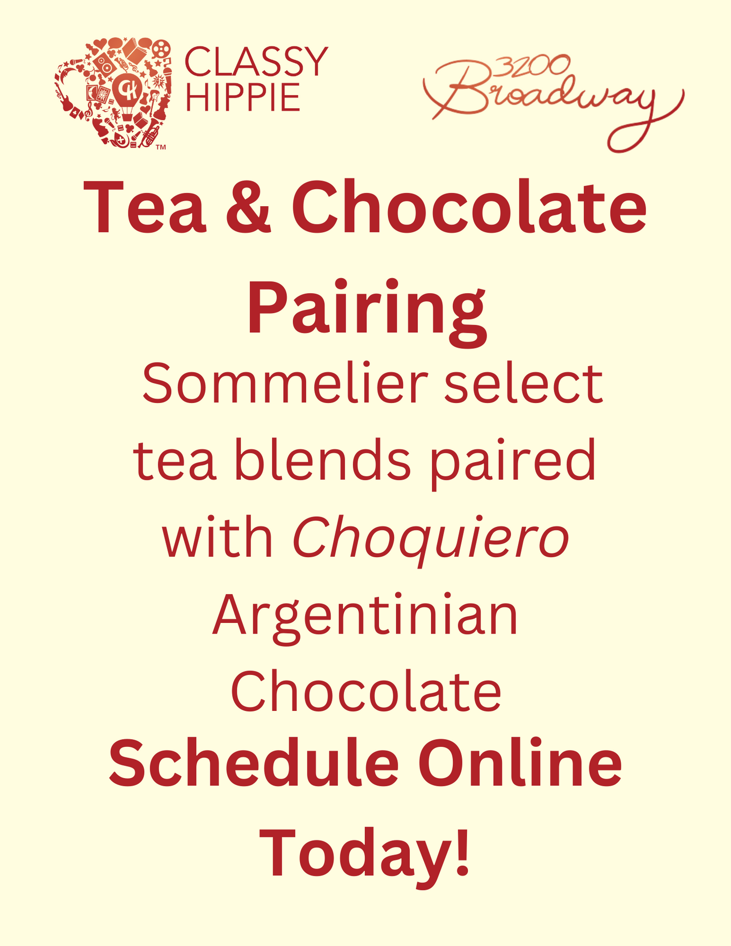 Tea & Chocolate Pairing